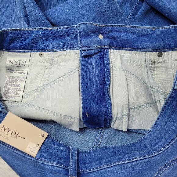 NWT NYDJ Marilyn Edgewater Straight Ankle Jeans size 18 - Picture 8 of 15